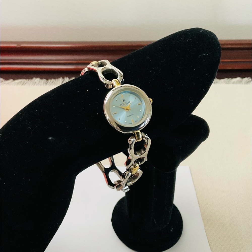 Berenger Women’s Two Tone Silver/Gold Watch w/2 Additional Clasps For Sizing